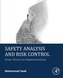 "SAFETY ANALYSIS AND RISK CONTROL: From Theory to Implementation, Mohammad Yazdi." Ein Pfad mit Person am Rande eines Abgrunds.