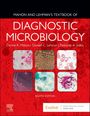 Titel: "Diagnostic Microbiology", Autoren: Connie R. Mahon, Donald C. Lehman, Deborah A. Josko; Abbildungen von Mikroben.
