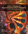 „Gene Therapy in Neurodegenerative Disorders: From Bench to Bedside“. Illustration zeigt DNA-Strang, rote und orange Farben.