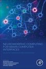 "Neuromorphic Computing for Brain Computer Interfaces" in weißer Schrift. Bunte, vernetzte Kreise auf blauem Hintergrund.