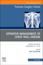 Titel: Thoracic Surgery Clinics. Thema: Operative Management of Chest Wall Disease. Ein Skelettbild ist abgebildet.