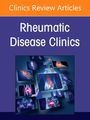 "Clinics Review Articles", "Rheumatic Disease Clinics". Illustrationen von schmerzenden Gelenken und Wirbelsäule.