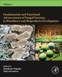 Aufschrift: "Fundamentals and Functional Advancements of Fungal Enzymes in Biorefinery and Bioproducts Development". Links unten Pilze.