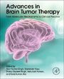 Titel: Advances in Brain Tumor Therapy. Illustration eines Gehirns auf grünem Hintergrund. Bearbeitet von mehreren Autoren.