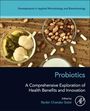 "Probiotics: A Comprehensive Exploration of Health Benefits and Innovation" von Ranbir Chander Sobti. Teller mit Knoblauch, Nüssen.
