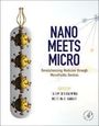 „NANO MEETS MICRO“; Untertitel: „Revolutionizing Medicine through Microfluidic Devices“. Links Abbildung von Viren in Glasröhrchen.