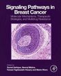 Text: "Signaling Pathways in Breast Cancer: Molecular Mechanisms, Therapeutic Strategies, and Multidrug Resistance." 

Darunter eine mikroskopische Aufnahme von Gewebe. Autoren sind unten aufgeführt.