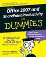 Vanessa Williams: Office 2007 and Sharepoint Productivity for Dummies, Buch