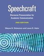 „Speechcraft: Discourse Pronunciation for Academic Communication, 2nd Edition“ von Wayne B. Dickerson und Laura D. Hahn. Blaues Cover mit abstraktem Muster in Grün und Blau.