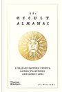 "The Occult Almanac" in schwarzer Schrift über einer goldenen Sonne mit Gesicht. Unten: "Thames & Hudson", "Liz Williams".