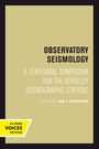 : Observatory Seismology, Buch