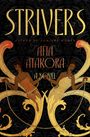 Titel: "Strivers" von Afia Atakora. Zwei elegant gekleidete Frauen in einem dekorativen Art-Déco-Stil.