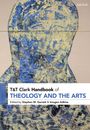 T&T Clark Handbook of Theology and the Arts, Edited by Stephen M. Garrett & Imogen Adkins; abstrakte Illustration in Blau.