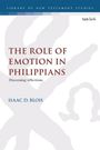 "The Role of Emotion in Philippians: Discerning Affections, Isaac D. Blois" steht oben. Graue Figuren im Hintergrund.