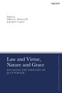 Oben steht "Edited by William C. Mattison III & Joseph E. Capizzi". Titel: "Law and Virtue, Nature and Grace". Links ein Logo.