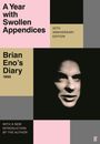 "A Year with Swollen Appendices", "25th Anniversary Edition", "Brian Eno’s Diary 1995", und "WITH A NEW INTRODUCTION BY THE AUTHOR". Gesicht in Dunkelheit.