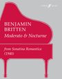 Benjamin Britten (1913-1976): Britten, B: Moderato & Nocturne, Noten