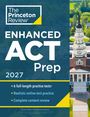 „The Princeton Review Enhanced ACT Prep 2027“ steht über einer Luftaufnahme einer Universität mit Turm und Gebäude.