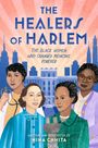 "The Healers of Harlem: The Black Women Who Changed Medicine Forever." 
Illustration von fünf Frauen vor Stadtkulisse.