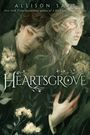 "Heartsgrove", Allison Saft. Zwei melancholisch wirkende Personen, Blumen, blasse Farben, poetische Stimmung.
