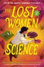 Titel: "The Lost Women of Science, Book 2". Frau gräbt mit Werkzeugen im Boden, neben ihr Pflanzen und ein Hut.