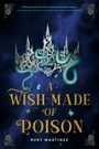 „A Wish Made of Poison“ von Ruby Martinez. Eine Krone und eine Schlange vor Nachthimmel mit Edelsteinen.