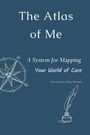 Text: "The Atlas of Me", "A System for Mapping Your World of Care", "Developed by Tony Stewart". Illustrationen: Kompass und Feder.