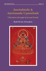 "Amritabindu & Amritanada Upanishads", "Liberation through Seed and Sound" von Ruth Perini. Illustration eines meditierenden Buddhas.