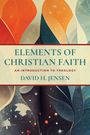 "Elements of Christian Faith", "An Introduction to Theology", "David H. Jensen". Bunte, abstrakte Blattformen.