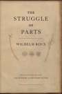 Wilhelm Roux: The Struggle of Parts, Buch