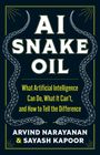 Arvind Narayanan: AI Snake Oil, Buch
