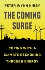 „The Coming Surge“ von Peter Wynn Kirby; „Coping with a climate reckoning through energy“; Strommasten und Windräder.
