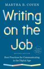 „Writing on the Job“, „Revised Edition“, Tipps zu KI. Bunt gestaltete Buchstaben auf blauem Hintergrund.