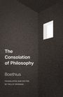 „The Consolation of Philosophy“ von Boethius, übersetzt und bearbeitet von Philip Freeman. Minimalistisches Design mit heller Öffnung.