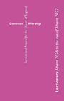 Texte: "Common Worship", "Services and Prayers for the Church of England", "Lectionary Advent 2026 to the eve of Advent 2027". Lila Hintergrund.