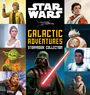 "Star Wars Galactic Adventures Storybook Collection" oben und in der Mitte. Illustration mit acht Charakteren aus Star Wars.