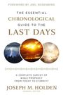 Vorspann von Joel Rosenberg. Titel: The Essential Chronological Guide to the Last Days von Joseph M. Holden. Illustration mit Naturphänomenen.