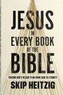 "Jesus in Every Book of the Bible" von Skip Heitzig. Strahlenförmige Linien im Hintergrund.