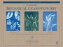 3-Color Botanical Cyanotype Kit. Light Blue, Yellow, White. 18 Papers, 4 Sheets. ATWATER by Sarah Rafferty.