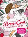 "THE UNOFFICIAL Rom-Com COLORING BOOK. 30 Iconic Romantic Comedy and Love Story Scenes to Color." Gemälde: Paar tanzt innig.