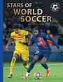 "Stars of World Soccer, Fifth Edition." Zwei Fußballspieler im Zweikampf. Rechtes Logo: "World Soccer Legends".