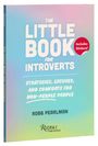 "The Little Book for Introverts: Strategies, Excuses, and Comforts for Non-People People" steht auf einem bunten Buchcover.
