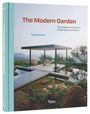 "The Modern Garden", "Pierluigi Serraino", "The Outdoor Architecture of Mid-Century America". Moderne Terrasse mit Garten.