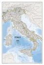 National Geographic Maps: National Geographic Italy Wall Map - Classic (23.25 X 34.25 In), KRT