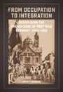"FROM OCCUPATION TO INTEGRATION: RECIVILIZING THE FRENCH ZONE OF POST-NAZI GERMANY, 1945-1955. Drew Flanagan." 

Im Hintergrund historische Gebäude und eine Parade.