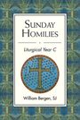"Sunday Homilies: Liturgical Year C, William Bergen, SJ" in einem dekorativen Rahmen mit einem verzierten Kreuz.
