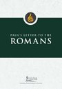 „PAUL’S LETTER TO THE ROMANS“. Oben ein stilisiertes Flammen-Logo, unten „Little Rock Scripture Study“.