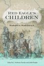 „Red Eagle's Children“ steht groß oben, darunter „Weatherford vs. Weatherford et al.“ Zeichnungen historischer Figuren im Hintergrund.