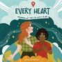 "EVERY HEART. Knowing my part in God's plan. Sarah Nunnally." Zwei Personen blicken verträumt nach oben, Herzen über ihnen.