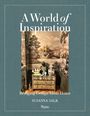 „A World of Inspiration“, „Bringing Design Ideas Home“, Susanna Salk, Rizzoli. Zimmer mit Schrank und Wandgemälde.